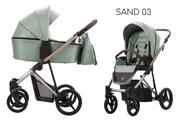 Wózki dziecięce - BEBETTO FLAVIO PREMIUM CLASS 3w1 Sand 03 - miniaturka - grafika 1