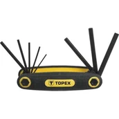 Klucze i nasadki - Topex imbusy składane H1,5mm - H6mm 8szt. 35d958 - miniaturka - grafika 1
