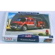Puzzle - Castorland Puzzle 120 Wóz strażacki CASTOR - miniaturka - grafika 1