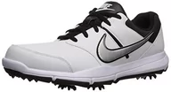 Trampki męskie - NIKE Durasport 4, Męskie Trampki golfowe, Biały Biały Metallic Srebrny Czarny 100, 44.5 EU - miniaturka - grafika 1