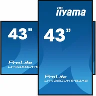 Monitory reklamowe i wyświetlacze -  IIYAMA 43 LH4360UHS-B2A 24/7, 500cd, 4K, VA, Wifi, 6.5ms, 3xHDMI, 2xUSBR, J45, RS-232C IIYAMA - miniaturka - grafika 1