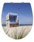Deski sedesowe - WENKO Deska sedesowa Wicker Beach Chair 21750100 - miniaturka - grafika 1