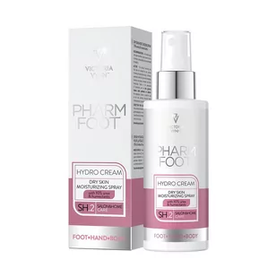 Pharm Foot Hydro Cream Nawilżający Spray Do Suchej Skóry 10% Mocznika I Humektanty 150ml - Balsamy i kremy do ciała - miniaturka - grafika 1