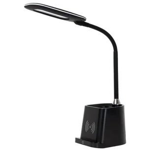 Lampka biurkowa z pojemnikiem Penny 18674/06/30 Lucide LED 4,7W 3000K czarna - Lampy stojące - miniaturka - grafika 1