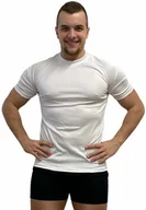 Koszulki sportowe męskie - GOLF koszulka z krótkim rękawem - męska .3XL .biały - miniaturka - grafika 1