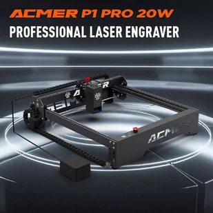 ACMER P1 Pro 20W Laser Engraver Cutter, Air Assist, Fixed Focus, 0.08*0.1mm Spot, 0.01mm Engraving Accuracy, 400*390mm - Grawerowanie i akcesoria - miniaturka - grafika 4