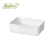 Umywalki - Cersanit Crea umywalka biały K673017 - miniaturka - grafika 1