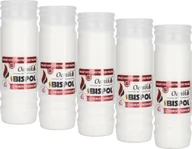 Lampiony i znicze - ZESTAW Wkłady do zniczy parafinowe BISPOL WP4 96H 5szt. + Zapałki DABSTER_PL 38szt. - miniaturka - grafika 1