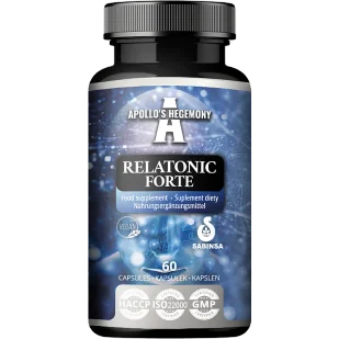 APOLLO'S HEGEMONY RELATONIC FORTE KOMPLEKS ADAPTOGENÓW 60 KAPSUŁEK - Suplementy naturalne - miniaturka - grafika 1