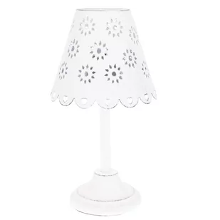 Świecznik metalowy z kloszem Paloma, 12 x 24 x 12 cm - Ozdoby bożonarodzeniowe - miniaturka - grafika 1