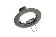 Lampy sufitowe - GTV SUFITOWA OPRAWA PUNKTOWA(OCZKO) PORTO, ODLEW, IP20, CZARNY CHROM, TYP 55 OP-PROD3-21 - miniaturka - grafika 1