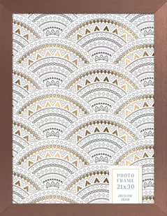 FF Ramka zdjęcia Sanremo 21 x 30 cm miedziana RA-14342 - Ramki na zdjęcia - miniaturka - grafika 1