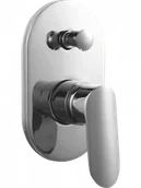 Baterie podtynkowe - LAVEO BLP 00PD APPIABateria natryskowa podtynkowa z prze$618cznikiemJednouchwytowaSpos$619b monta$620u podtynkowyG$621owica 35 mmWyko$622czenie chrom - miniaturka - grafika 1