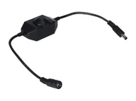 Taśmy LED - Sterownik LED Mono 1x6A potencjometr na przewodzie czarny 12-24V firmy Prescot - miniaturka - grafika 1