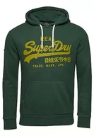 Koszulki męskie - Superdry Vintage VL Od Marl Hood Bluza męska, Ogród Topiary Zielony, S - miniaturka - grafika 1