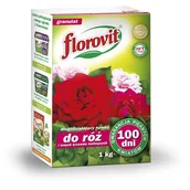 Nawozy ogrodnicze - Nawóz długodziałający nawóz do róż i innych krzewów kwitnących 100 dni karton 1 kg Florovit - miniaturka - grafika 1