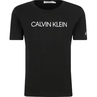 CALVIN KLEIN JEANS T-shirt INSTITUTIONAL | Regular Fit - Koszulki dla chłopców - miniaturka - grafika 1