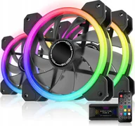 Wentylatory komputerowe - Wentylator EZDIY-FAB Dual-Ring 120mm 3-pack EZDPR044-11 EZDPR044-11 - miniaturka - grafika 1