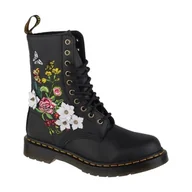 Glany damskie - Dr Martens Glany Dr. Martens 1490 Floral DM27453001 czarne - miniaturka - grafika 1