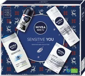 Zestawy kosmetyków damskich - Nivea, Sensitive You, Zestaw kosmetyków dla meżczyzn, 4 szt. - miniaturka - grafika 1