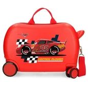Walizki - Joumma Disney Cars Lightning Mcqueen walizka dziecięca czerwona 45 x 31 x 20 cm twardy ABS 24,6 l 1,8 kg 2 koła bagaż podręczny, Czerwone, walizka dziecięca - miniaturka - grafika 1