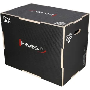 SKRZYNIA PLYOMETRYCZNA WZMOCNIONA 750x600x500MM HMS DSC02 - Pozostały sprzęt i akcesoria do ćwiczeń - miniaturka - grafika 1