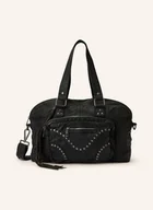 Torebki damskie - Núnoo Torba Na Ramię Mille Z Ćwiekami schwarz - miniaturka - grafika 1