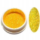 Ozdoby do paznokci - Indigo Pixel Effect Neon Yellow pyłek brokat 2,5 g - miniaturka - grafika 1