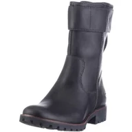 Kozaki damskie - Timberland ATRUS Mid SMOOTH 96387 damskie kozaki, czarny - Czarny Black Smooth - 39 eu - miniaturka - grafika 1