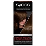 Farby do włosów i szampony koloryzujące - Syoss Permanent Coloration farba do włosów 50 ml dla kobiet 4-8 Chocolate Brown - miniaturka - grafika 1