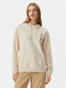 Bluzy damskie - Roxy Bluza ERJFT04952 Beżowy Regular Fit - miniaturka - grafika 1
