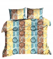 Pościel - pościel bawełna lux 220x220 + 2 poszewka B 363 krajan beżowy - miniaturka - grafika 1