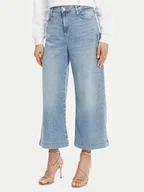Spodnie damskie - Guess Jeansy W5GA2E D5O90 Niebieski Wide Leg - miniaturka - grafika 1