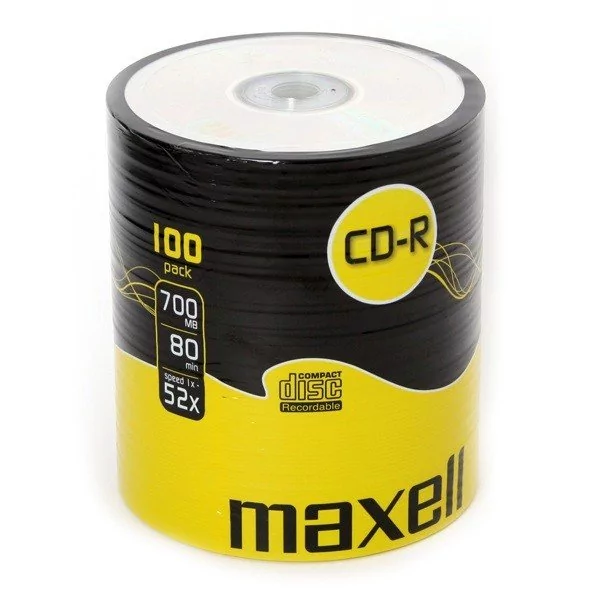 Maxell CD-R 700 MB 52x 100 (624037.40)