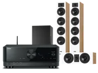 Kino domowe - Yamaha RX-V4A (czarny) + Diva 6 + 7 (dąb) + BASSO 880 (czarny) - miniaturka - grafika 1