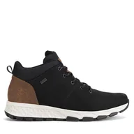 Sneakersy męskie - Sneakersy Rieker B6740-00 Czarny - miniaturka - grafika 1