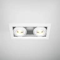 Lampy sufitowe - Podtynkowa lampa Metal Modern DL093-02-10W3K-W Maytoni LED 20W 3000K punktowa biała - miniaturka - grafika 1