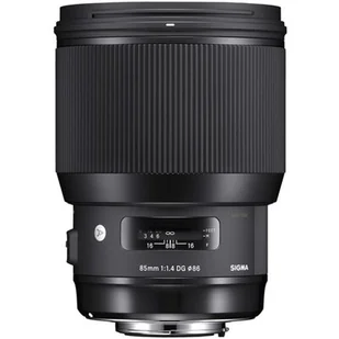 Obiektyw Sigma 85mm f/1.4 ART DG HSM Nikon (OSN85/1.4_A_DG_HSM) - Obiektywy - miniaturka - grafika 1