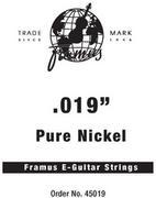 Struny gitarowe  - Framus Blue Label - struna pojedyncza do gitary elektrycznej, .019, plain - miniaturka - grafika 1