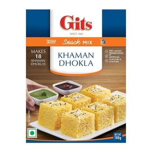 Danie instant Khaman Dhokla Instant Mix Gits 180g - Szybkie dania obiadowe - miniaturka - grafika 1