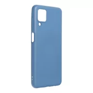 Etui i futerały do telefonów - Forcell Futerał SILICONE LITE do SAMSUNG Galaxy A12 niebieski - miniaturka - grafika 1