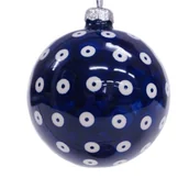 Bombki - Ceramiczna bombka duża Ceramika Bolesławiec - miniaturka - grafika 1