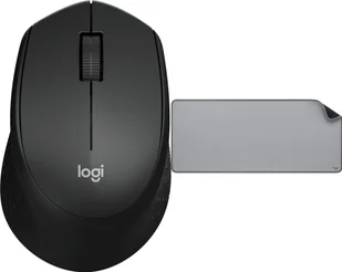 Logitech M330 Silent Plus 910-004909 + Studio Series - MID GREY 956-000052 - Myszki - miniaturka - grafika 1