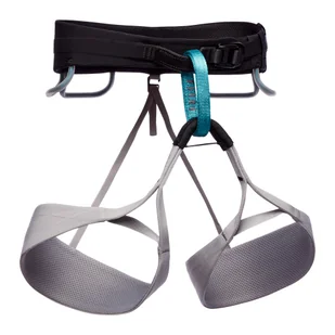Damska Uprząż Wspinaczkowa Black Diamond Solution Women'S Pewter Xs - Sprzęt wspinaczkowy - miniaturka - grafika 1