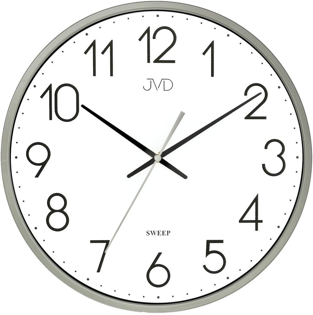 Zegar ścienny JVD HX8016.5 szary 30 cm .