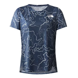 Koszulki sportowe damskie - Koszulka The North Face Sunriser 0A7WW1A091 - niebieska - grafika 1