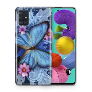 Etui na telefon komórkowy Pokrowiec ochronny na Samsung Galaxy S8 Plus Pokrowiec na etui Bumper Cases TPU, Model: Samsung Galaxy S8 Plus, Wybierz wzór: Butterfly Blue - Etui i futerały do telefonów - miniaturka - grafika 1