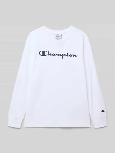Bluzka z długim rękawem o kroju regular fit z nadrukiem z logo - Koszulki dla chłopców - miniaturka - grafika 1