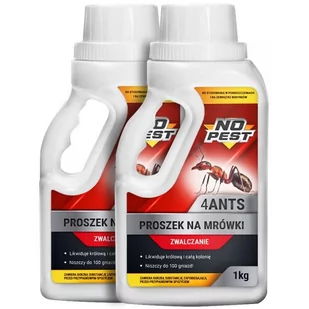 Proszek No Pest Na Mrówki 2Kg Preparat Formuła Środek Na Mrówki Mrowiska - Zwalczanie i odstraszanie szkodników - miniaturka - grafika 1