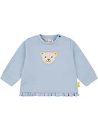 Bluzy i sweterki niemowlęce - Steiff Bluza w kolorze błękitnym - miniaturka - grafika 1